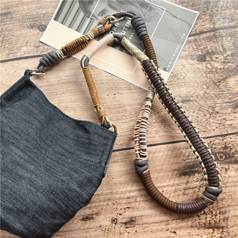 Luxury Handmade Crossbody Smartphone Chain Strap with Heavy Metal Keyring