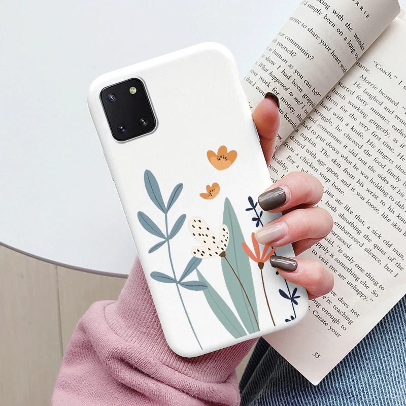 Floral Butterfly Soft TPU Phone Cover - Stylish Protective Case for Samsung Galaxy Note 10 Lite