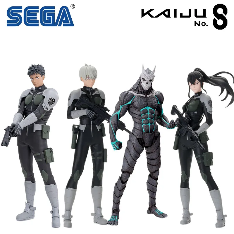 

SEGA Подлинная люминаста кайдзю № 8 Аниме Фигурка Хибино Кафка Мина экшн-игрушки для мальчиков девочек Рождественский подарок Коллекционная модель