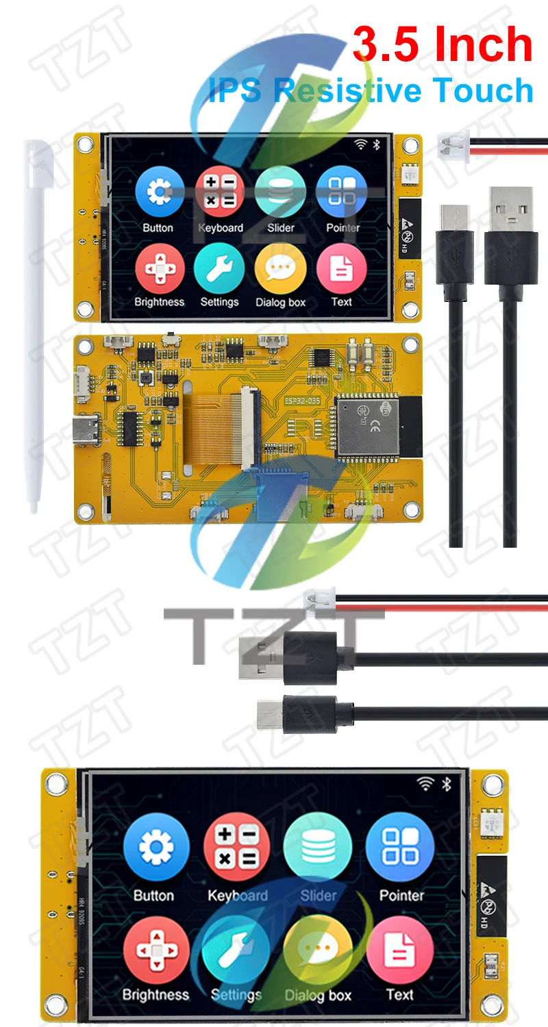 2,4/2,8/3,5 Zoll LCD TFT Modul ESP32 LVGL WIFI & Bluetooth TFT Display Modul 240*320 Smart Display Bildschirm mit Touch – Detail 15