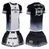 Muay Thai Shorts and T Shirt Set Multi Colors Cage Fighting Kickboxing Boxing Shorts Men Women Gym Martial Arts Training Uniform 3
