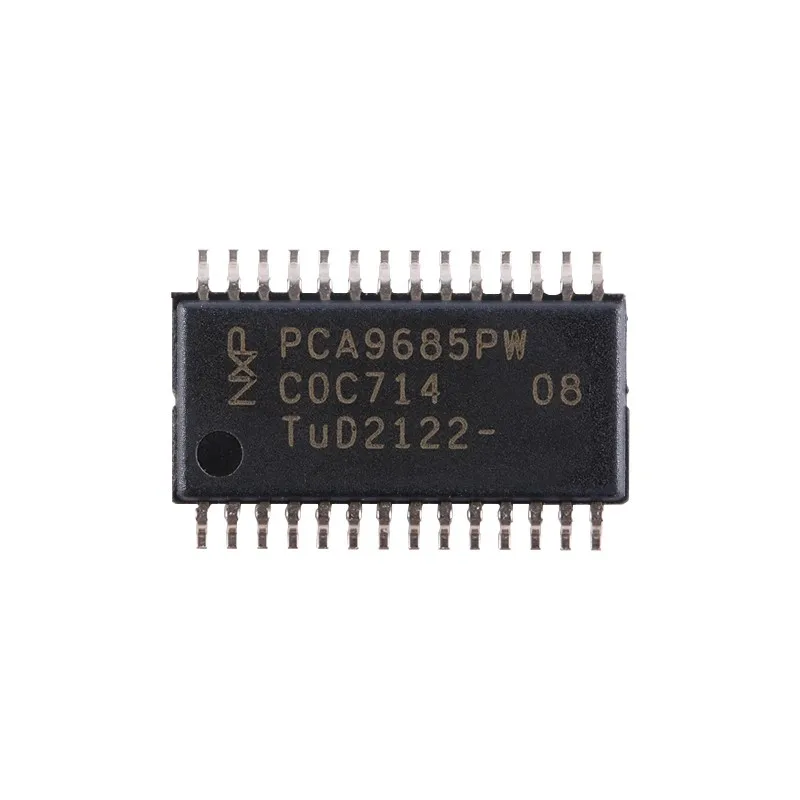 

5pcs/Lot PCA9685PW TSSOP-28 LED Display Drivers I2C Bus LED Controller 28-Pin Operating Temperature:- 40 C-+ 85 C