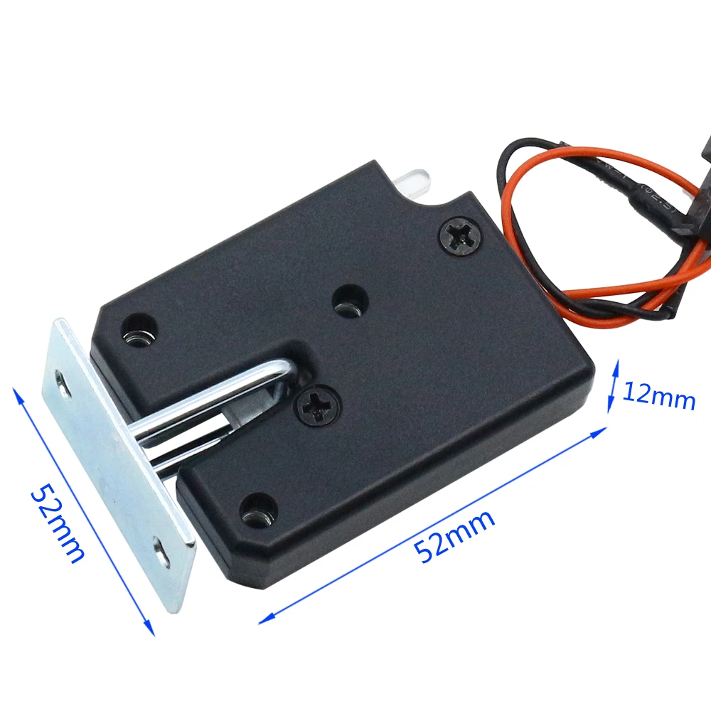 DC3v5v12v small titanium wire electric control lock plastic electric lock storage cabinet door lock adult vending machine lock 3