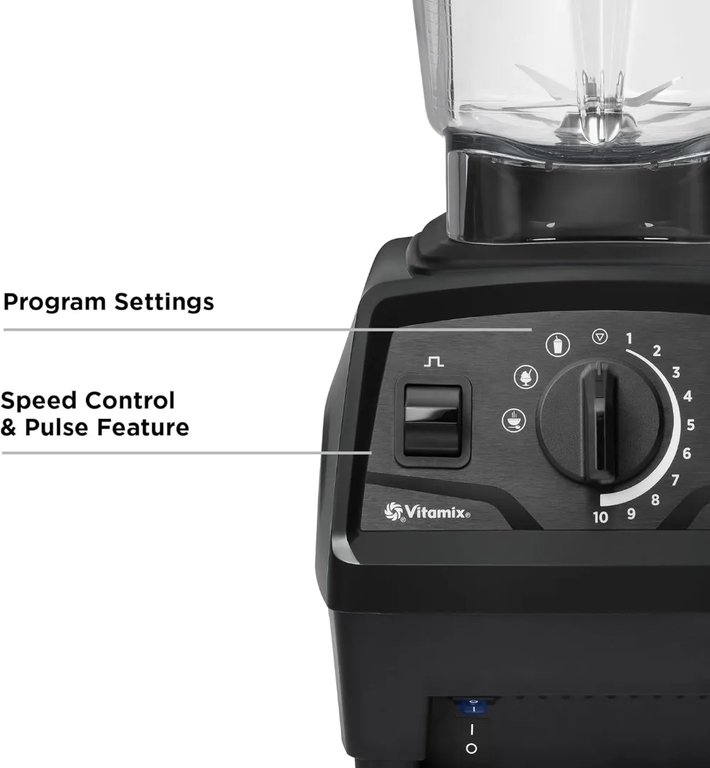 Explorian Blender with Programs, Professional-Grade, 64 oz. Low-Profile Container, Black (Renewed Premium) 3