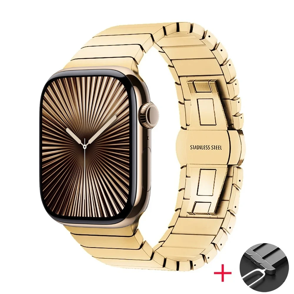 Elegant Metal Watch Band Bracelet Strap