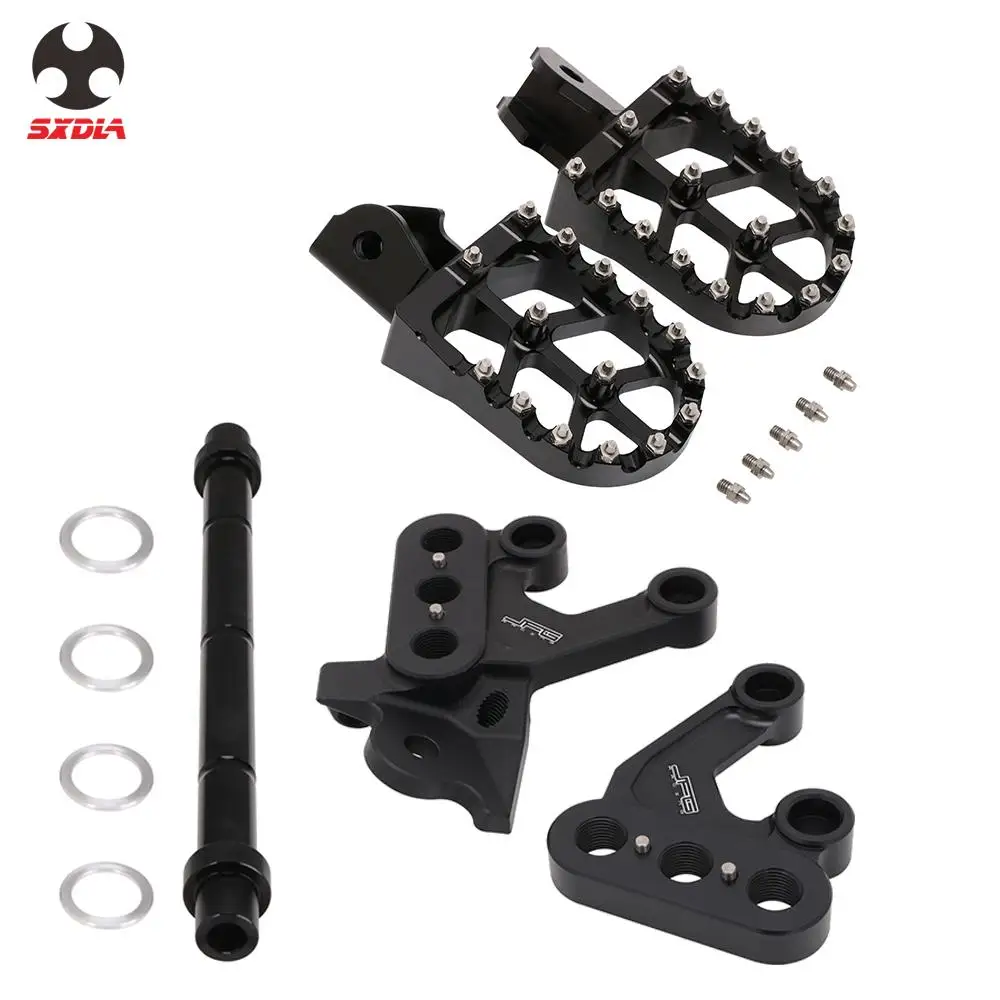 Motorcycle Footrests CNC Aluminum Foot Pegs for Surron Light Bee X S Sur Ron Support Bracket Lever