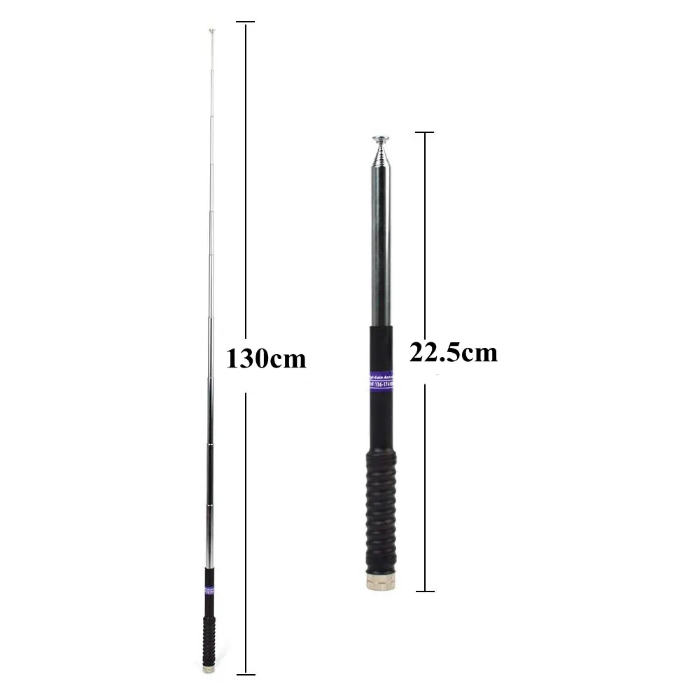 Lungo Raggio Telescopico 130Cm Segnale Forte Ricezione Antenna Gps Garmin Sma Astro 320 430 Astro 220 Vhf136-174Mhz