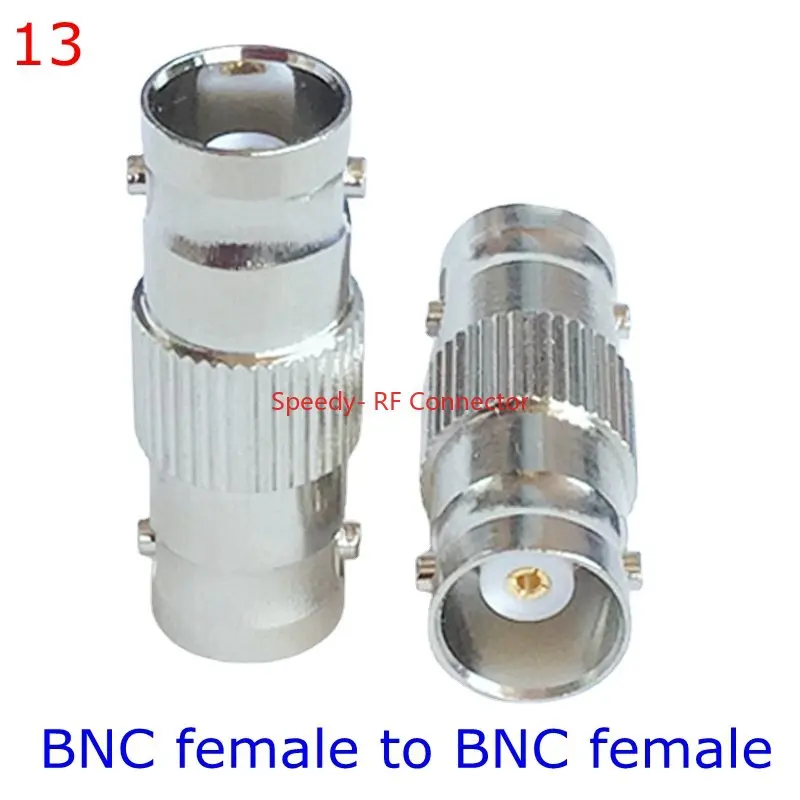 Conector BNC Q9 BNC a BNC macho hembra, ángulo recto de 90 grados, tipo T, divisor de 3 vías y 4 vías, 2x macho doble hembra, 3 + 4, tipo latón