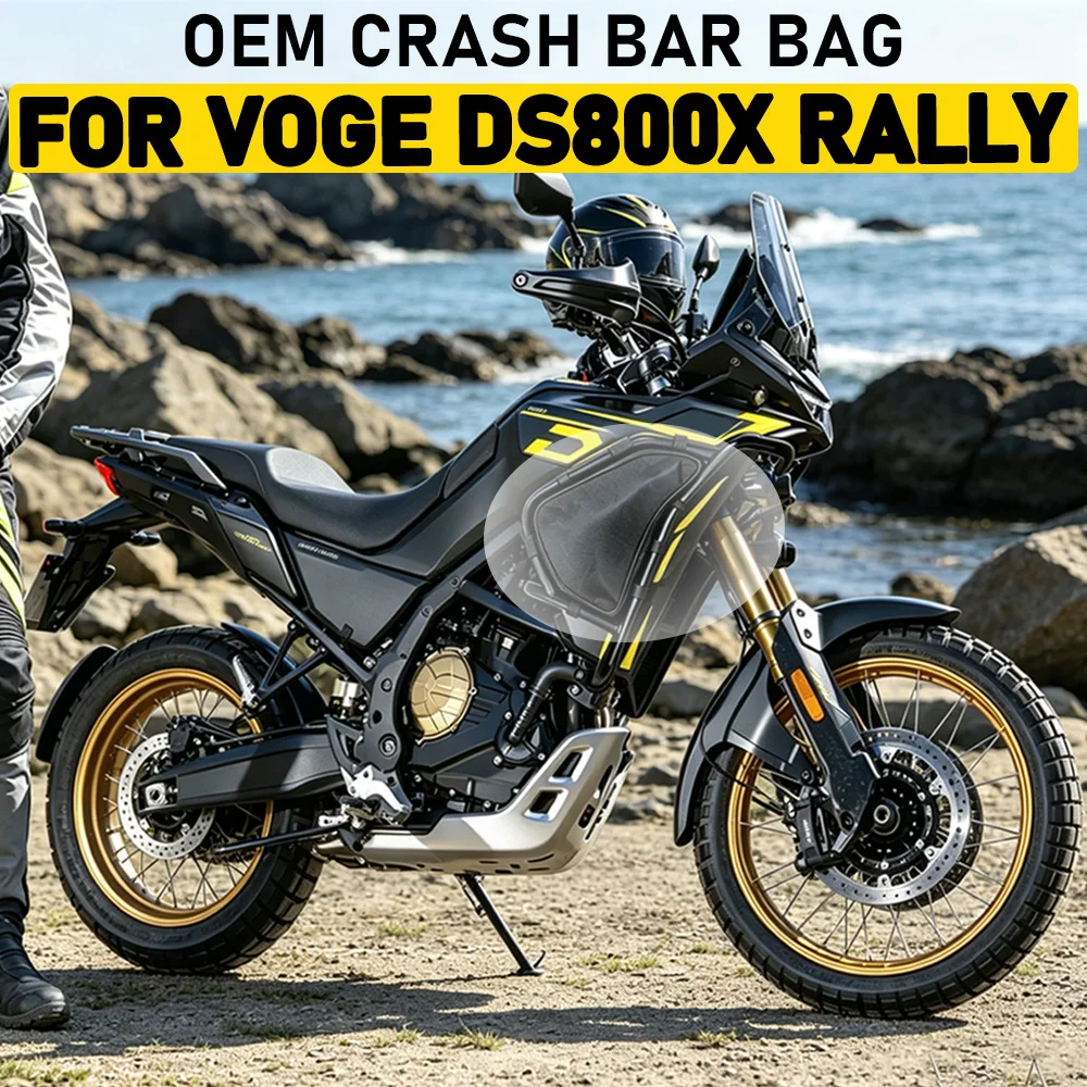 2025- DS800 X DS 800 X Rally Motorcycle Frame Crash Bars Bags For VOGE DS800X Rally Bumper Bag Waterproof Bag Repair Tool Bag 1
