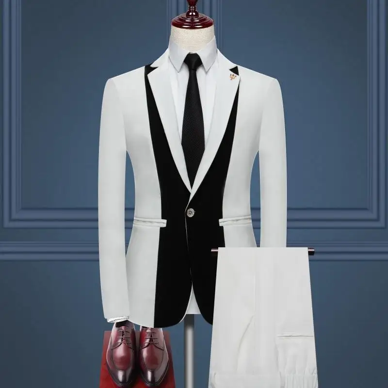 

Custom Made Groom Wedding Dress Blazer Pants Business High-end Classic Dress Trousers ZHA06-64999