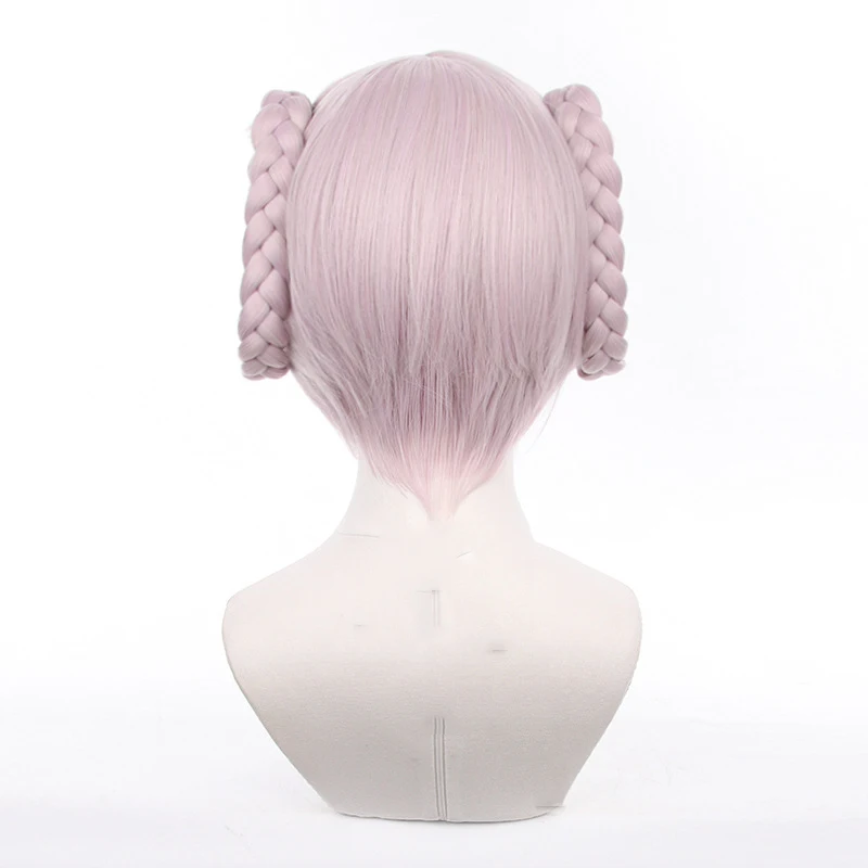 Call of the Night-Inspired Nazuna Nanakusa Pink Braid Synthetic Wig for Cosplay Events