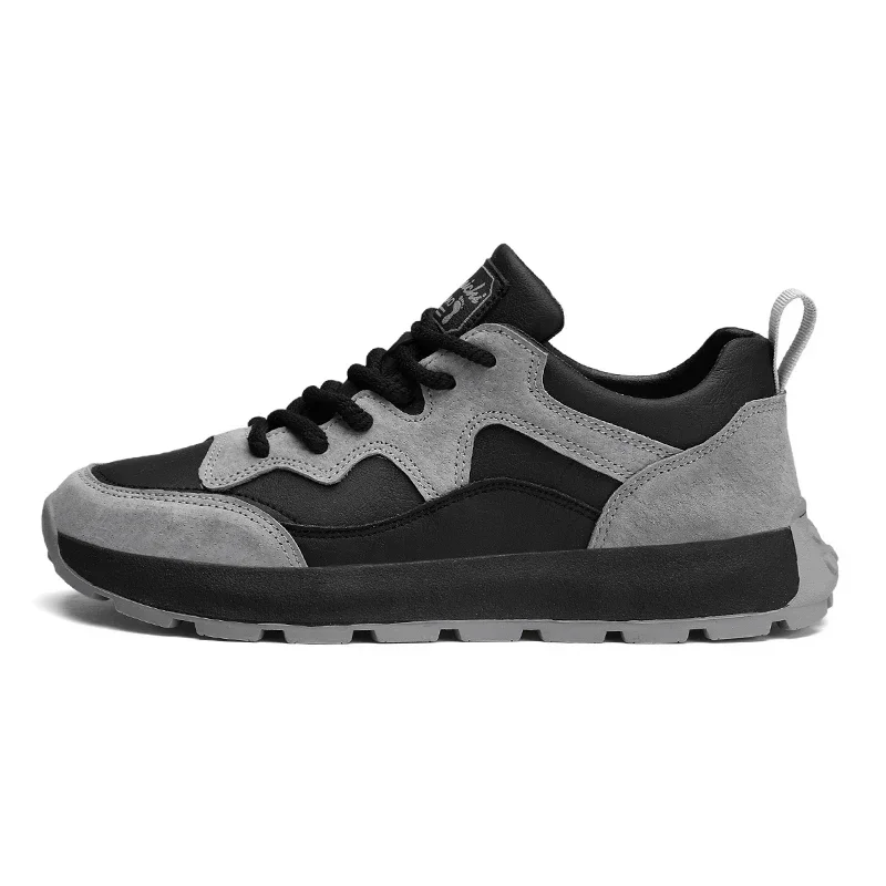 Shoes for Men 2023 Fashion Men's Vulcanize Shoes Mixed Colors Male Sneakers Platform Lace Up Outdoor Walking Men's Casual Shoes