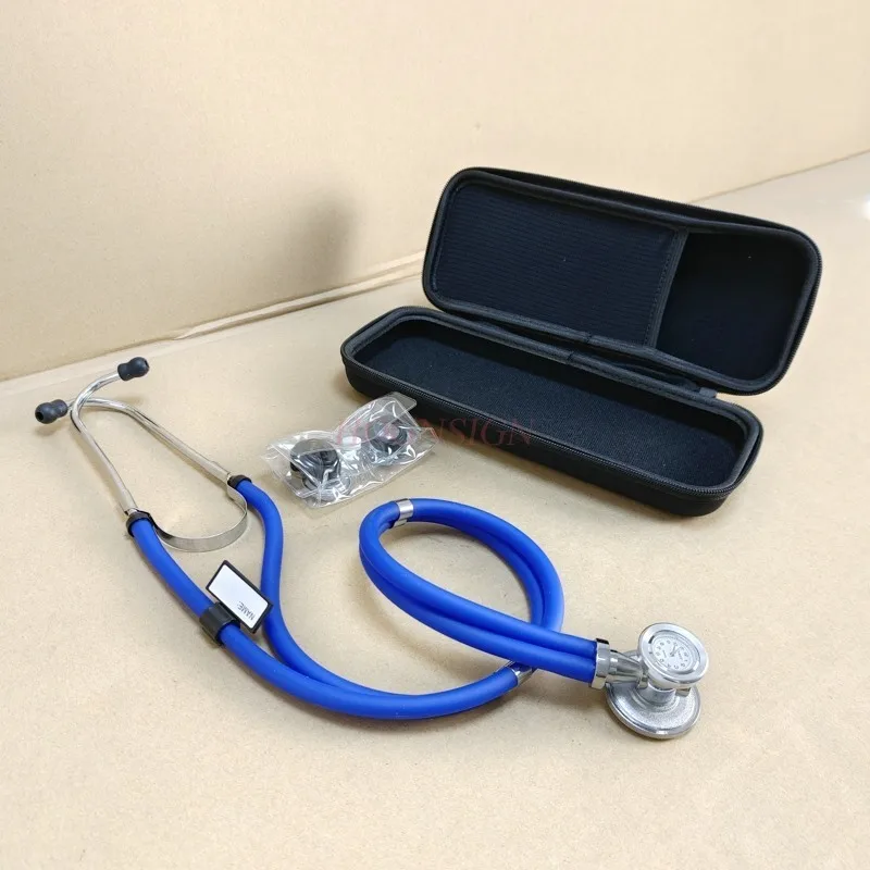 Clock Stetoscop + Box Heart Child Adult Professional Doctor Usa Apparecchiature Mediche Elettriche Multiuso