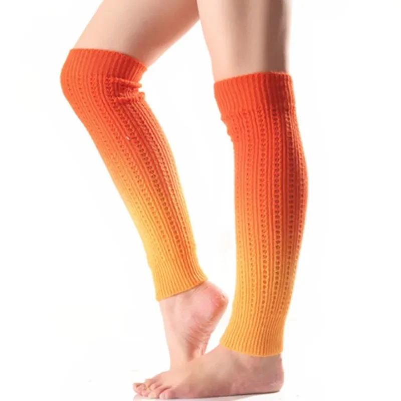 

Gradient Knitted Pile Socks Japanese Fashions Wool Leg Cover Retro Colour Women Loose Leg Cover Fashion Ankle Warmer Long Leg