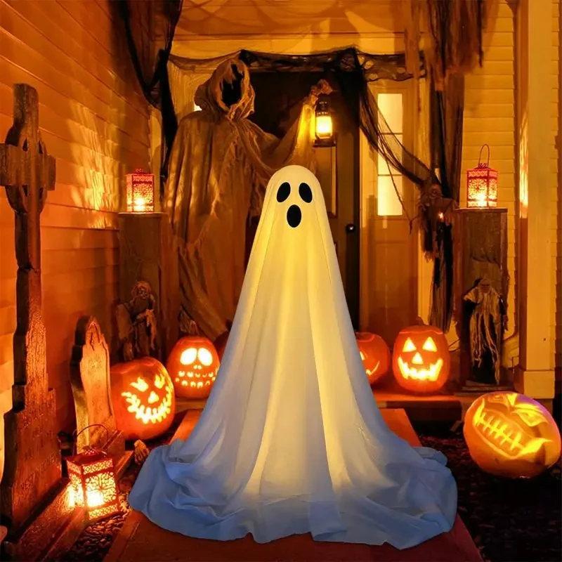 Ghost Spooky Halloween Decor Battery Light Home Ghost Front Porch Yard Courtyard Standing Halloween Horror Decoration 3 Ghost Spooky Halloween Decor Battery Light Home Ghost Front Porch Yard Courtyard Standing Halloween Horror Decoration 3