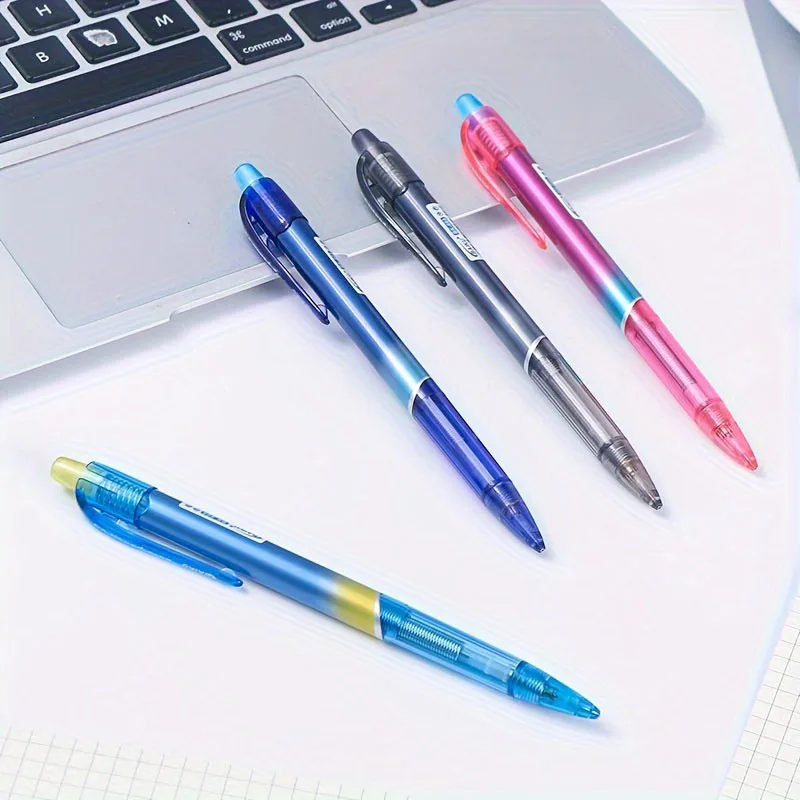 7Pcs/set 0.5 0.7mm Multi-Color Mechanical Pencil with Lead Eraser Art Painting Sketch Writing Office Supplies Stationery 4