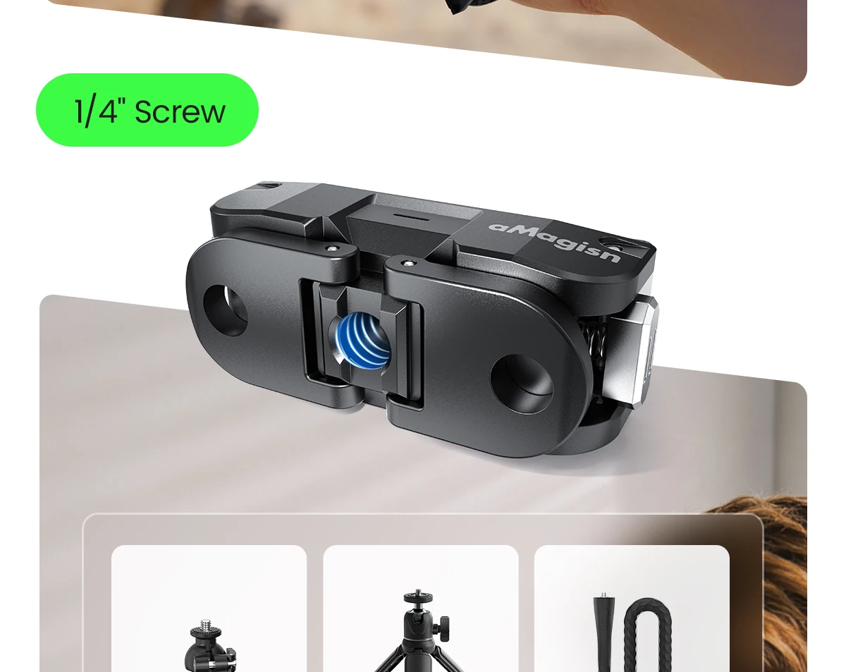 Magnetischer Schnellverschluss-Ladeadapter mit zwei Klauen für DJI OSMO Nano-Zubehör, Dual-Klauen-Schnittstelle – Detail 19