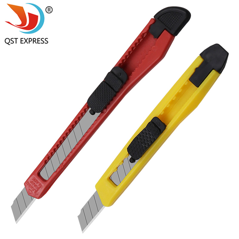 1PC Portable Plastic Handle Utility Knife Express Unpacking Envelope Pocket Paper Cutting Tool