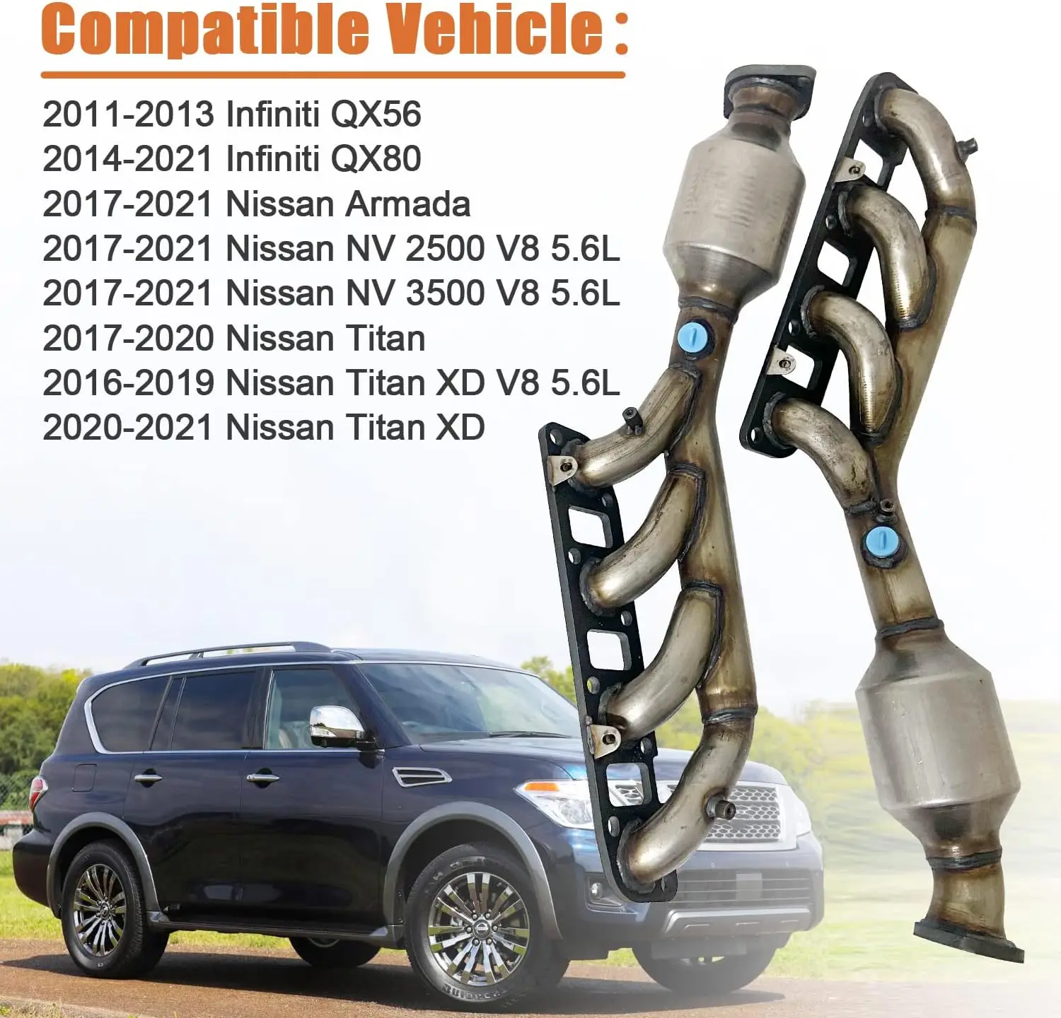2018-2023 Nissan Armada Titan V8 Engine 4WD 5.6L VK56VD 5.6L Motor