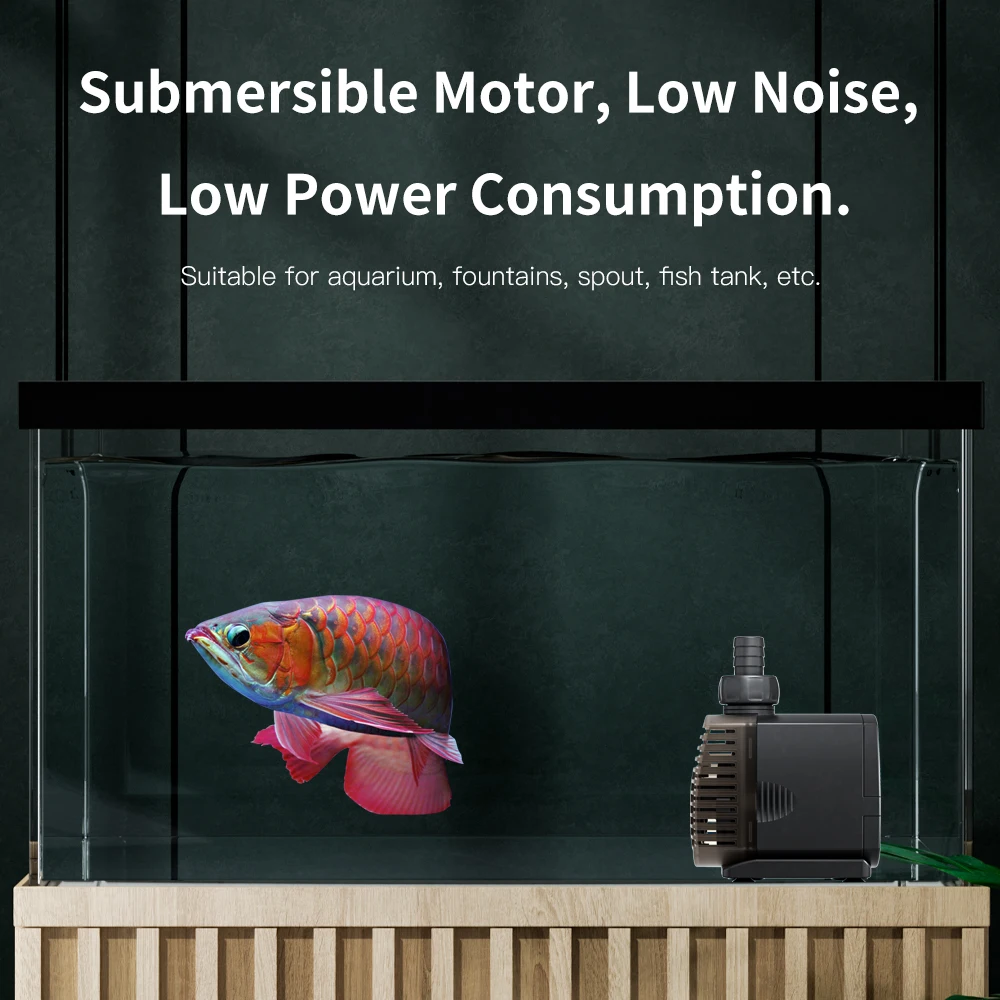Jebao New Submersible Water Pump Filter Aquarium Water Pump Ultra-quiet 220V-240V Submersible Water  Fountain Pump 4