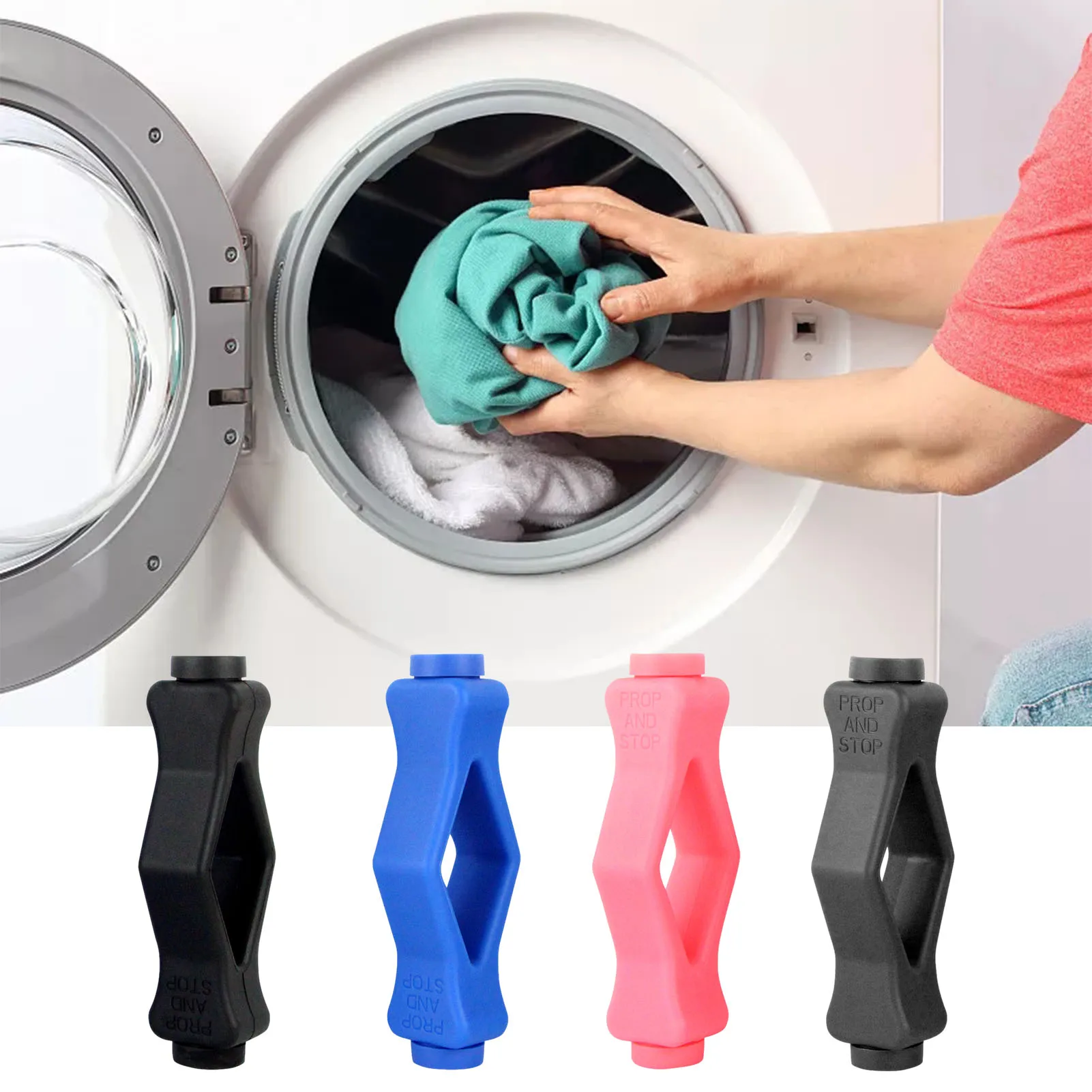 Support magnétique pour porte de lave-linge à chargement avant - Ne  convient pas pour porte de lave-linge en plastique - Noir : : Gros  électroménager