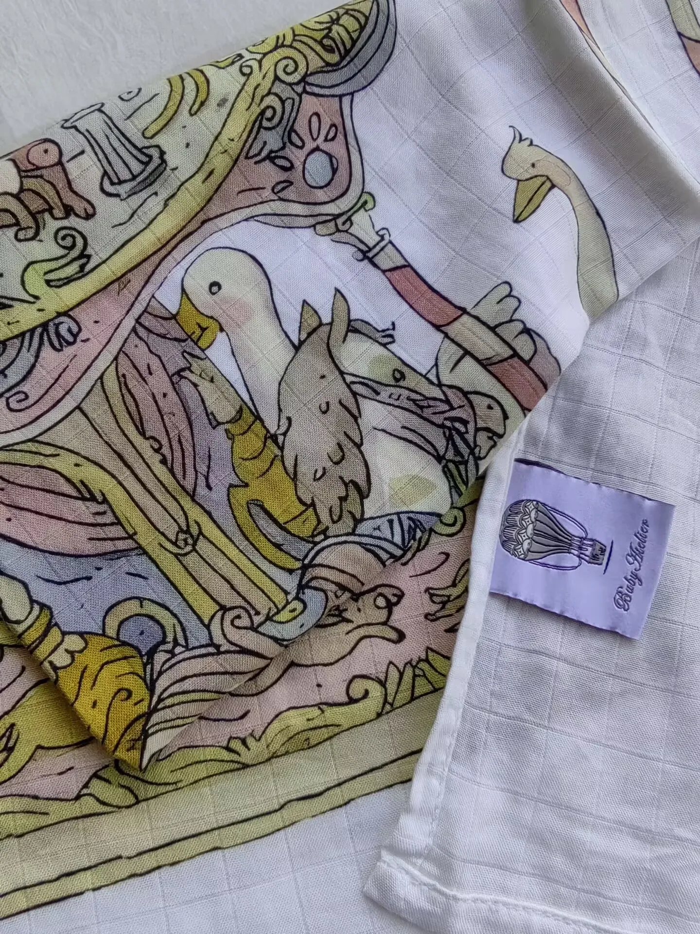 Custom Organic Cotton Baby Blanket 2