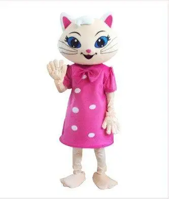 

Cute Cat Mascot Costumes High Quality EVA Material Helmet Walking Cartoon Apparel Birthday Party