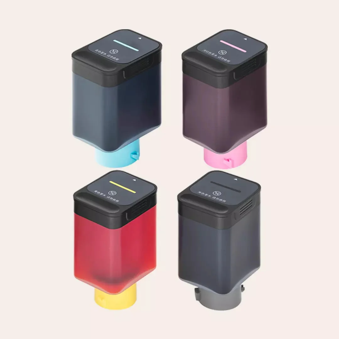 Original Xiaomi Mijia Inkjet Printer Ink Universal Four Color Replace Ink Easily Install Safe Environmentally Ink No Dirty Hands