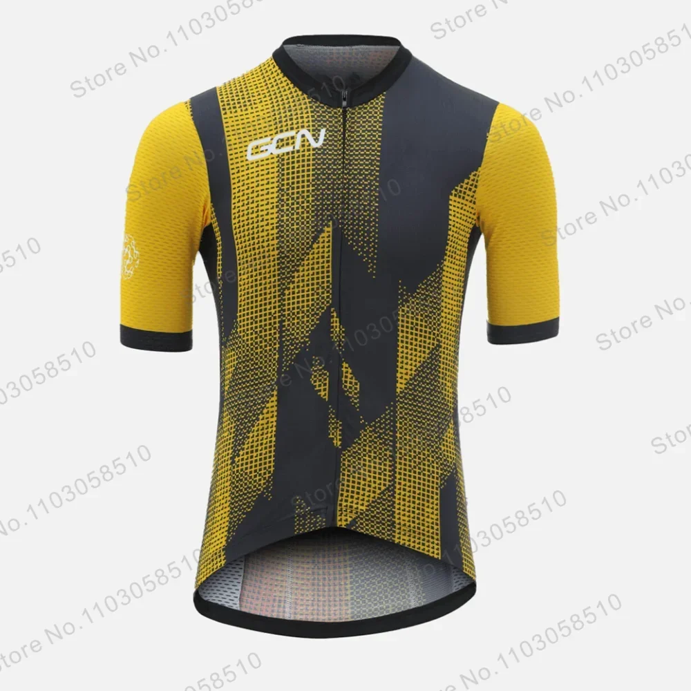 thumbnail image 1 of Nuevo conjunto de maillot de ciclismo GCN 2024 para hombre, ropa de ciclismo, camisetas de bicicleta de carretera, traje de bicicleta, pantalones cortos con tirantes, ropa de equipo profesional MTB, m, 1 of 5