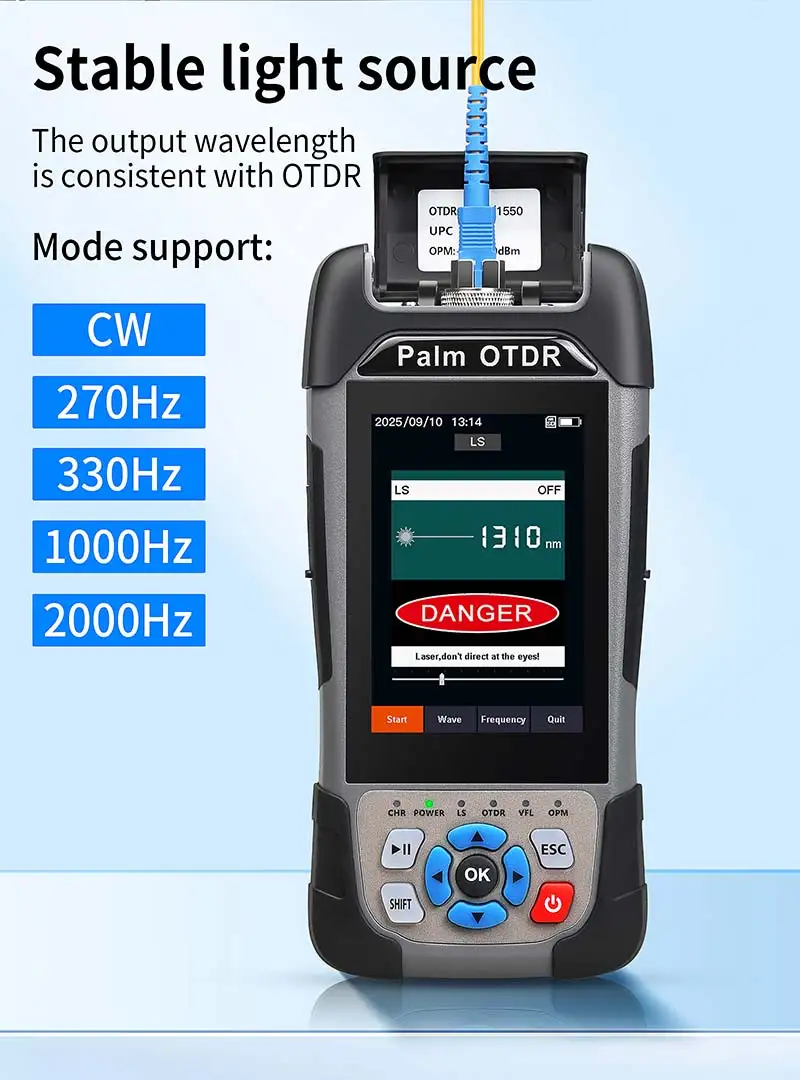 KP600 90KM OTDR Active Fiber Testing Optical Time Domain Reflectometer Fiber Opt