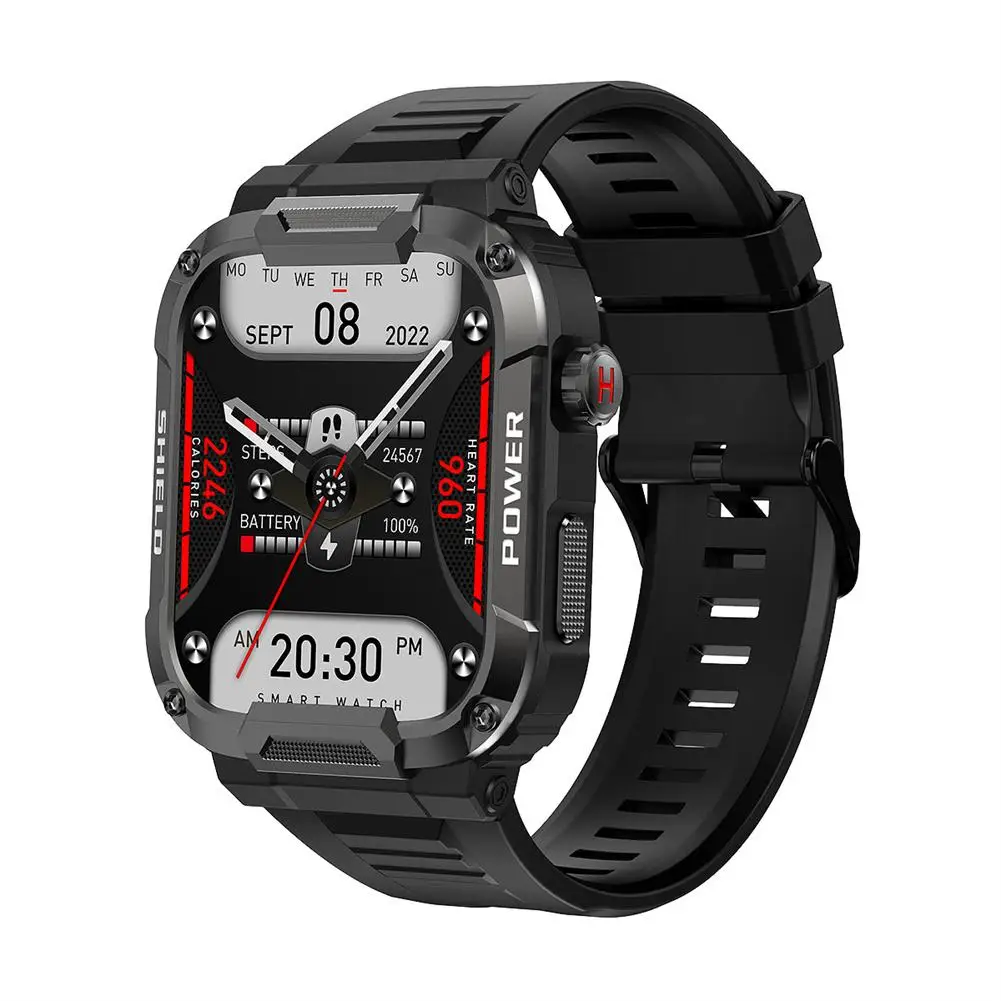 

Mk66 Sport Smart Watch Outdoor Bluetooth-compatible Call Music Play Heart Rate Monitor Health Sports Bracelet Watch For Men