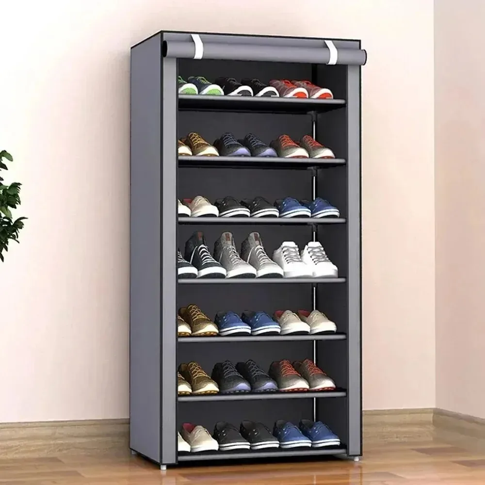 Multilayer Shoe Rack Organizer Nonwoven Fabric Hallway Entryway Stand Holder Space Saving Cabinet Home Furniture Dustproof Shelf fabric shoe cabinet shoe rack shoe storage box