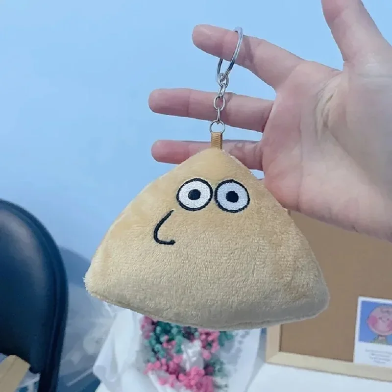 Hot 10cm Game My Pet Alien Pou Plush Keychain Furdiburb Emotion Alien Plushie Stuffed Animal Pou Doll For Kids Birthday Gift 4