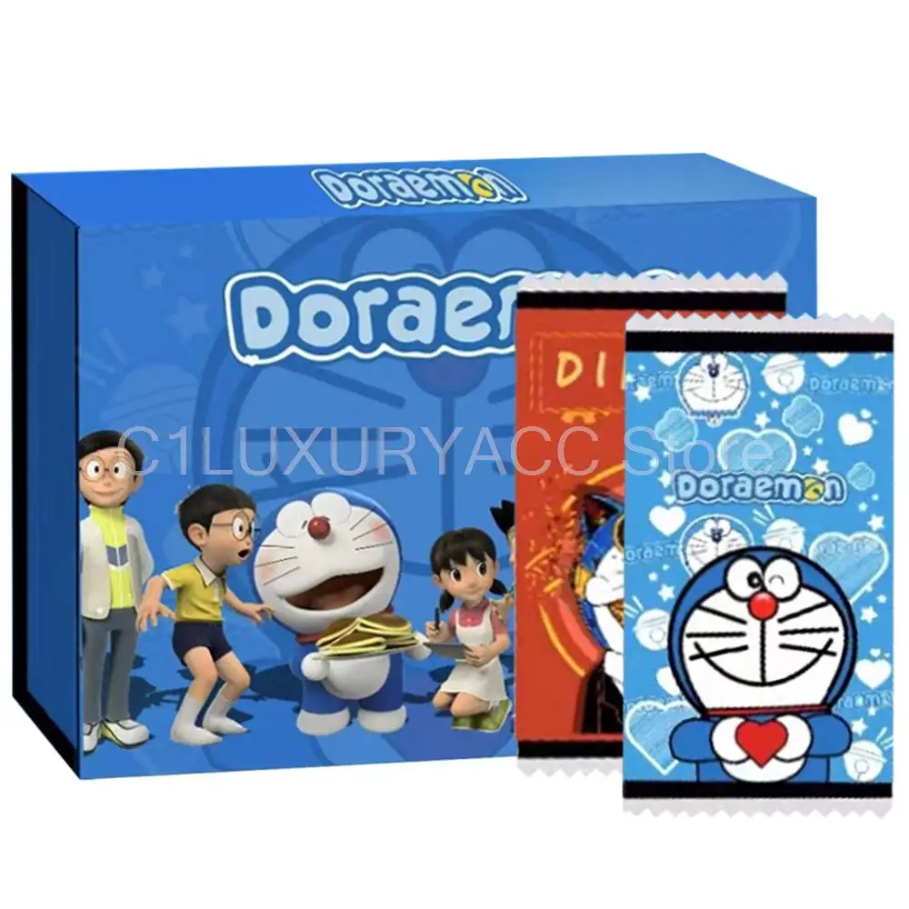 

New Doraemon Cards for Children Spongebob Hayao Miyazaki Demon Slayer Playing Game Rare Card Kimetsu No Yaiba Figures Gifts Toys