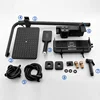 Digital Shower Set with 12 Inch ABS Rain Shower Head Brass Bathtub Mixer Tap Matte Black Thermostatic Bath Shower System Faucets 6