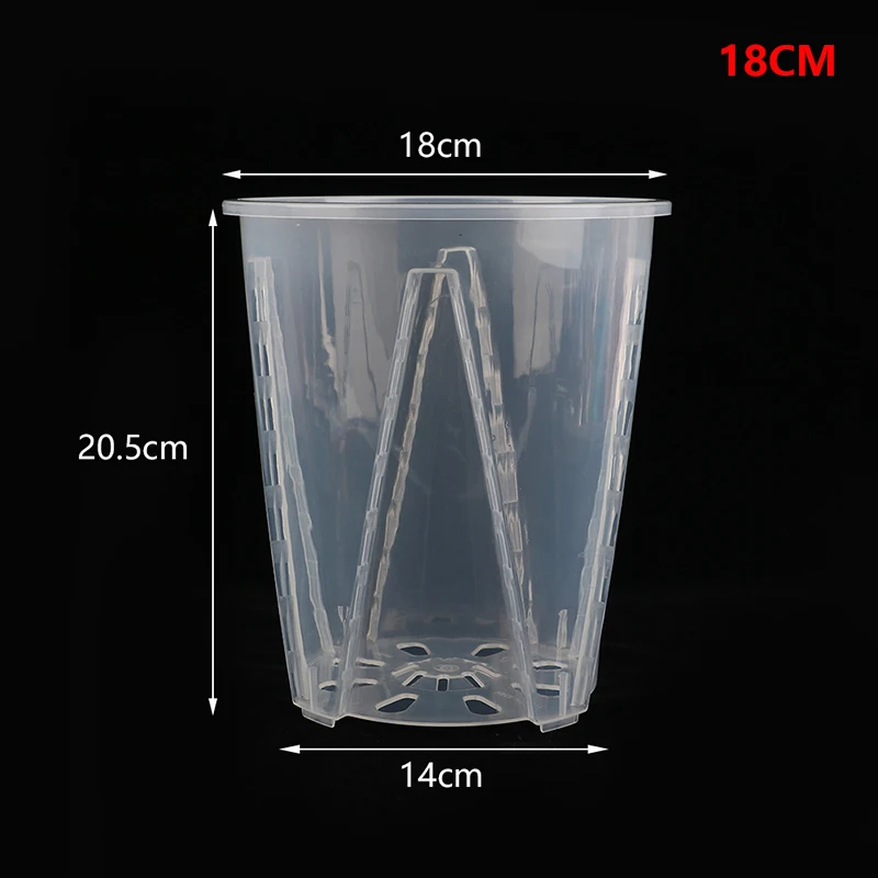 Large Capacity Transparent Cylindrical Plant Holder – Durable, Thickened, Anti-Deformation Design