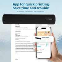 Inkless Portable Printer Thermal Wireless for Travel A4 Printer HD C80 300DPI US Compatible Android /Windows/Mac/IOS School Car - Image 2