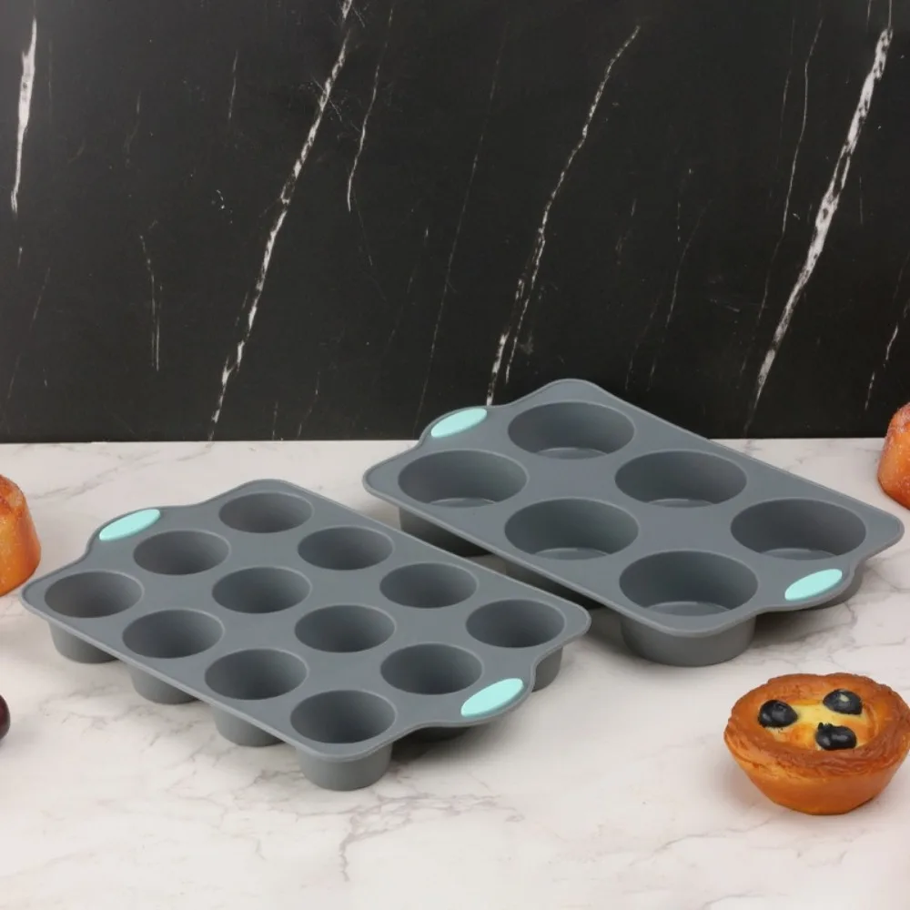 3D Spiral Silicone Baking Mold - Heat Resistant Non-Stick Bakeware for Cakes, Bread, and Muffins