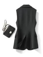 Women’s Lapel Collar Vest Coat 4
