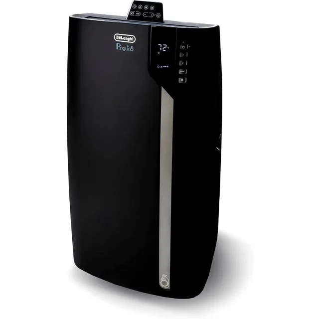 De'Longhi Black Portable Air Cooler with Remote Control and Dehumidifier 1
