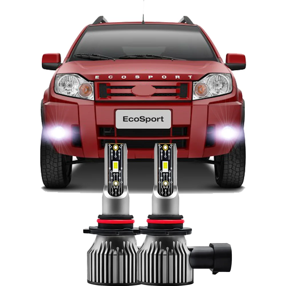 

2 шт., Автомобильные противотуманные фары для Ford Ecosport 2003 -2012