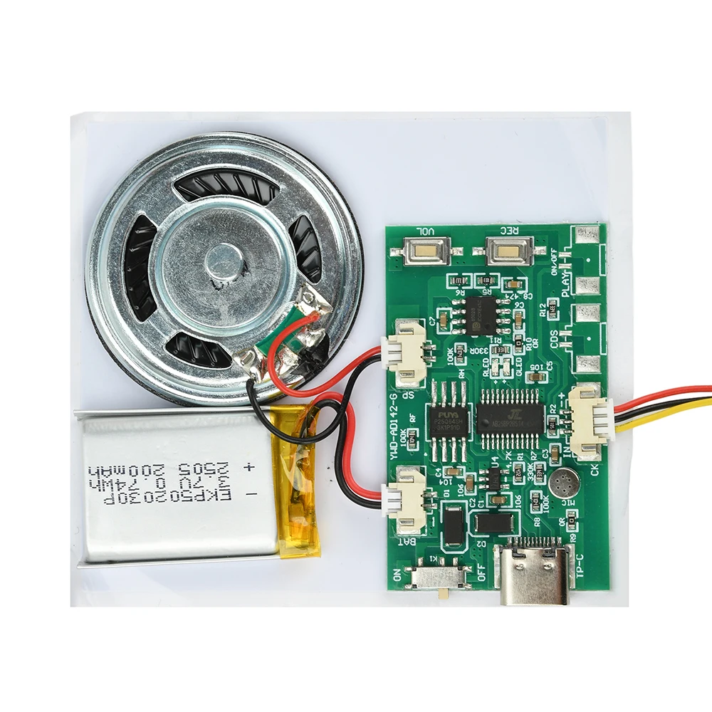 DIY recording and playback module 8M USB Recordable Birthday Card Music Voice Module Chip for DIY Voice Audio toy Greeting Card