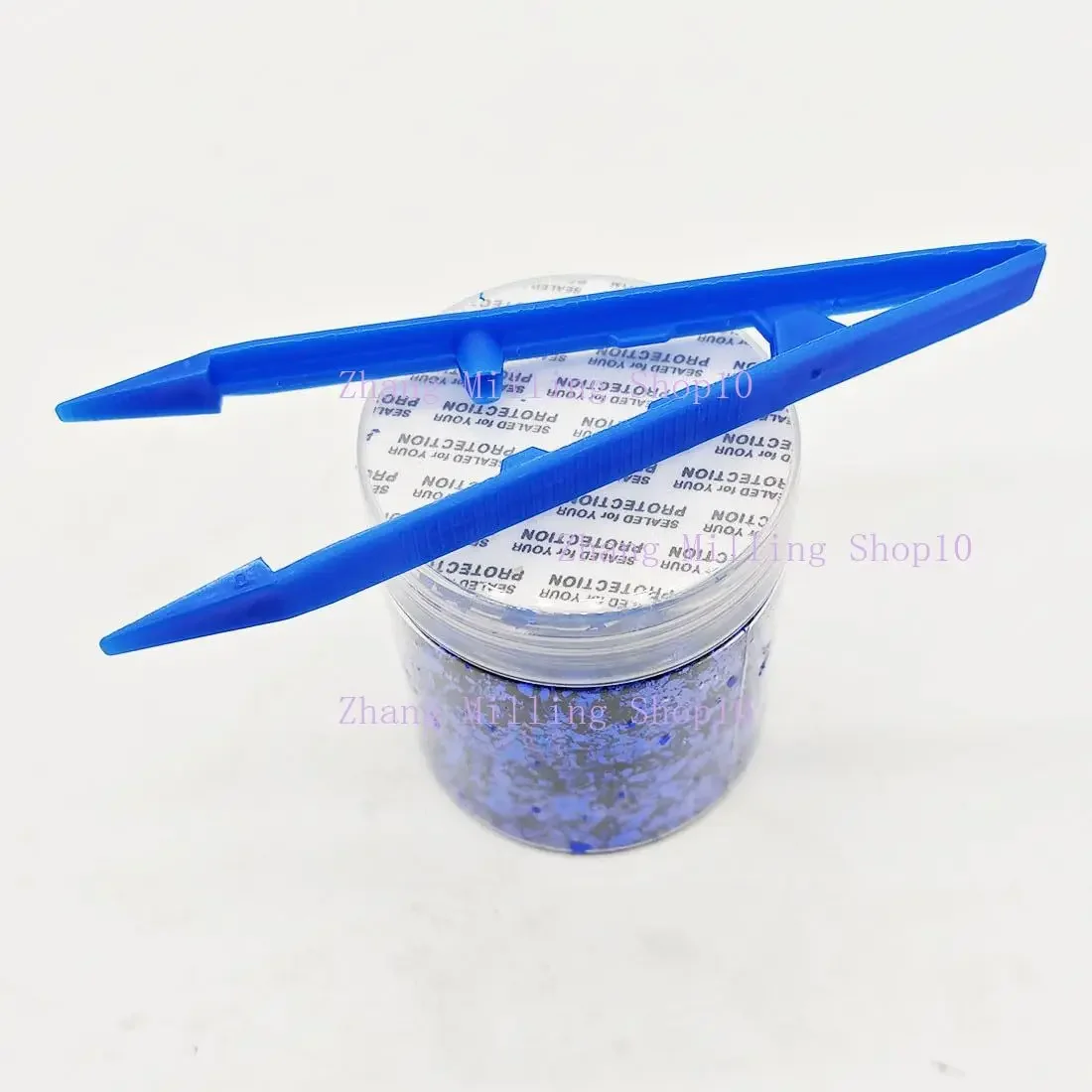 4g Chopped Carbon Fiber Short Cut Forging Color Plastic Pieces for Carbon Fiber DIY（Blue）