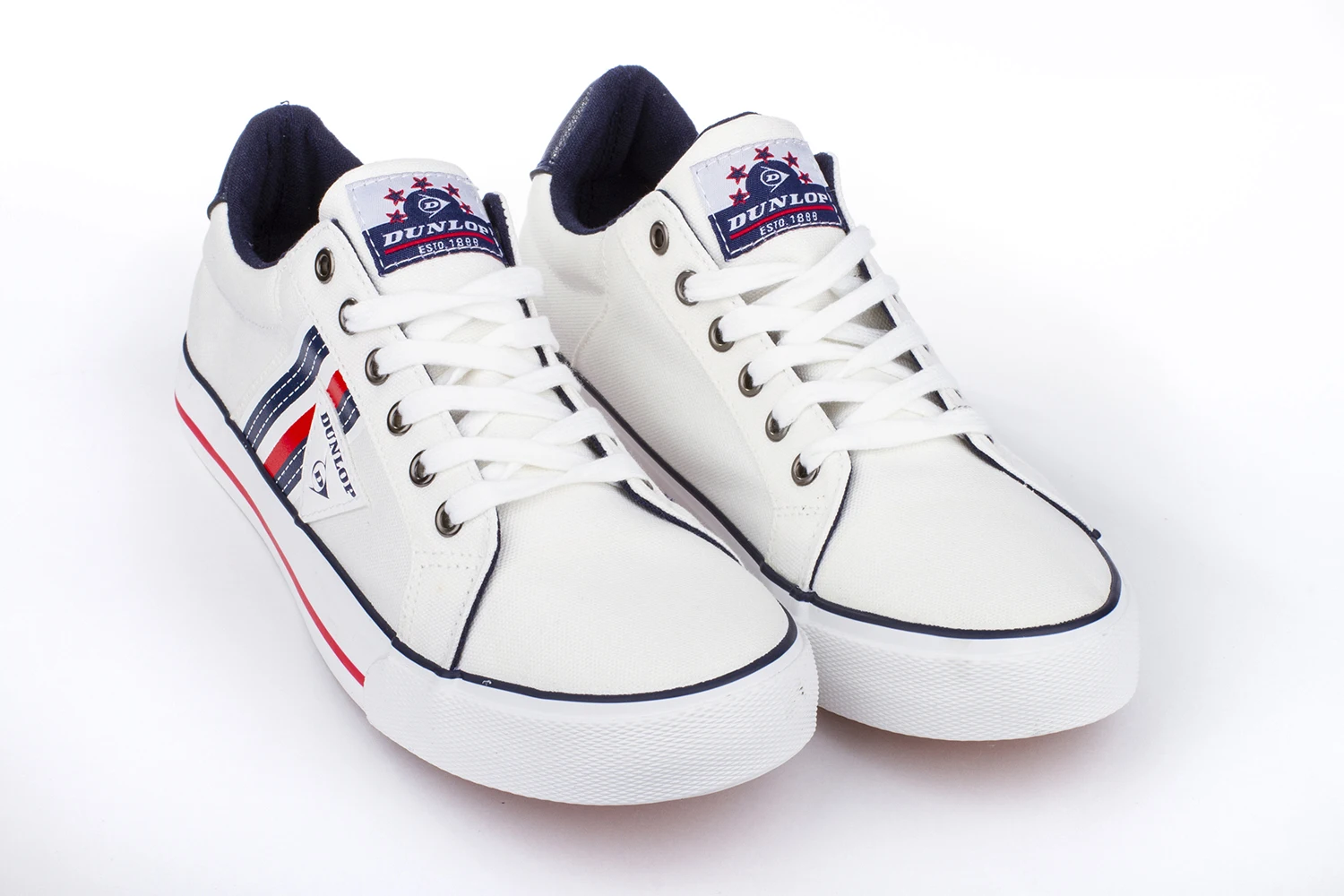 Dunlop Zapatillas Hombre, Zapatilla Casual Hombres, Marca Dunlop 35539 Marino, Blanco y Granate, Zapatos con Zapatillas Tipo Skater Planas, sin Cuero, Estilo Juvenil, Zapatos Moda 2021 2022| | - AliExpress