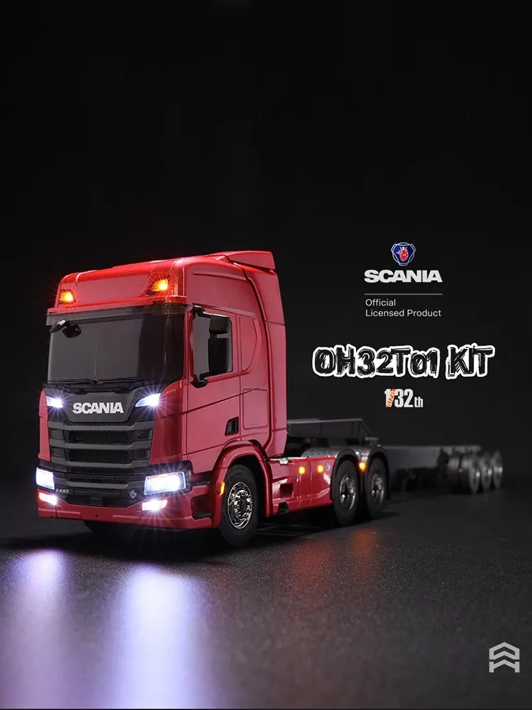 Caminhão de controle remoto Scania streamline e Scania Highline tamiya  caçamba e suspensão a ar 