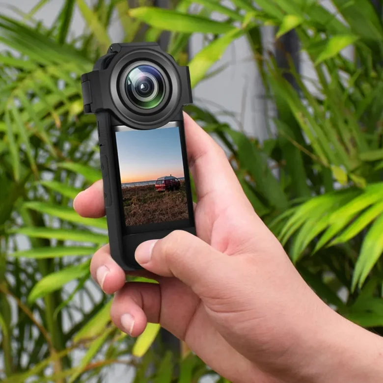 Capa Protetora de Câmera Panorâmica Substituição Anti-risco Tampa de Lente de Vidro Temperado para pc Ajustável para Insta360 x3 França 18v 9h - Image 6