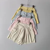 New Summer High Waisted Shorts Yoga Pants Quick-drying Breathable Fitness Pilates Outside Wear Fitness Sportswear for Women Pant