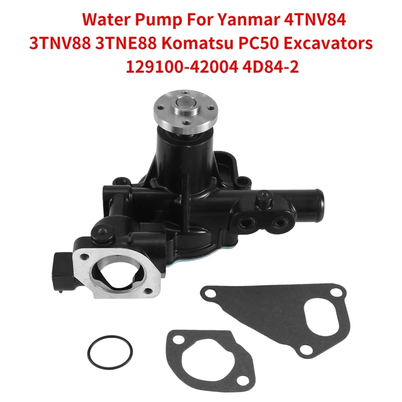 

Water Pump 129100-42004 4D84-2 For Yanmar 4TNV84 3TNV88 3TNE88 Komatsu PC50 Excavators Replacement Spare Parts