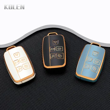 Fashion TPU Car Remote Key Case Cover Fob per Land Rover Range Rover Sport Evoque Freelander2 per Jaguar XF XJ XJL XE C-X16 XK - Fashion TPU Car Remote Key Case Cover Fob per Land Rover Range Rover Sport Evoque