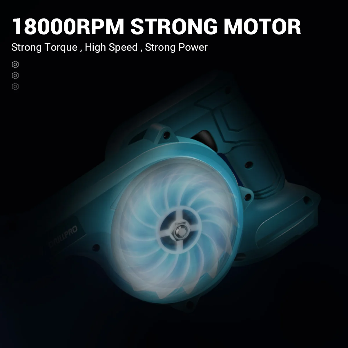 Drillpro   ǳ    ǻ , ŰŸ 18V ͸  , 2200W